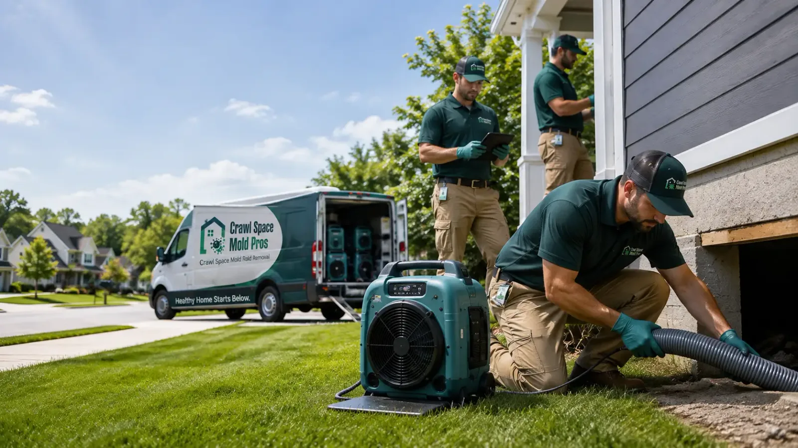 Crawl Space Mold Removal in Emblem, WY